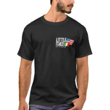 Little Italy of Denver 80s Retro BLACK