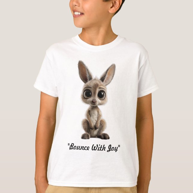 T-shirt "Little Kangaroo Joy" (Devant)