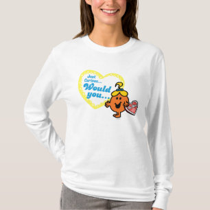 T-shirt Little Miss Curious Valentine's Day Wish