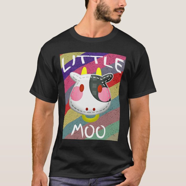 T-shirt Little Moo Cow CGLRE Régression de l'âge Fumée Lit (Devant)