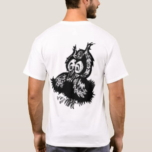 T-shirt Little Owl sur le dos / SH Logo sur le devant T-Sh