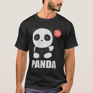 T-shirt Little Panda Ne Dis Jamais Non À Panda
