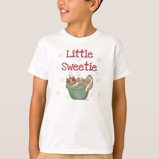 T-shirt Little Sweetie Christmas (Devant)
