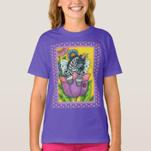 T-shirt LITTLE ZEBO WHIMSYNICKER, Imaginaire UNICORN ZEBRA