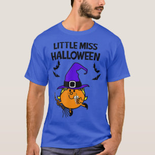 T-shirt LittleMiss Halloween, Funny Cute Little Witch on B