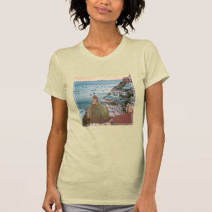 T-shirt Littoral Positano, Côte Amalfitaine, Italie