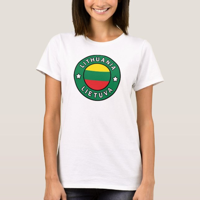 T-shirt Lituanie Lietuva (Devant)
