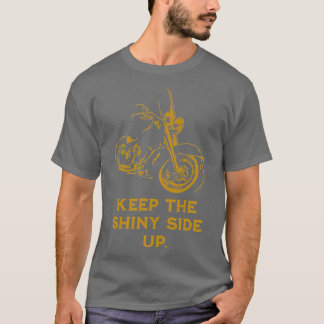 T-shirt Live Free Ride Dur Gardez Le Côté Brillant Vers Le