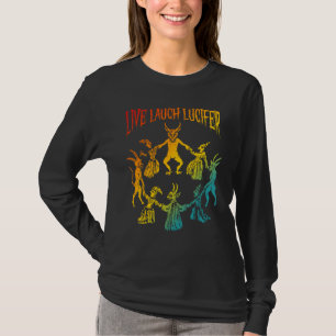 T-shirt Live Lauder Lucifer Horreur Satan Satanic Demon De