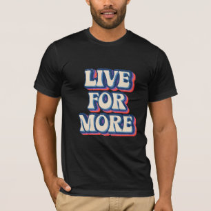 T-shirt Live Pour Un Style Plus Rétro