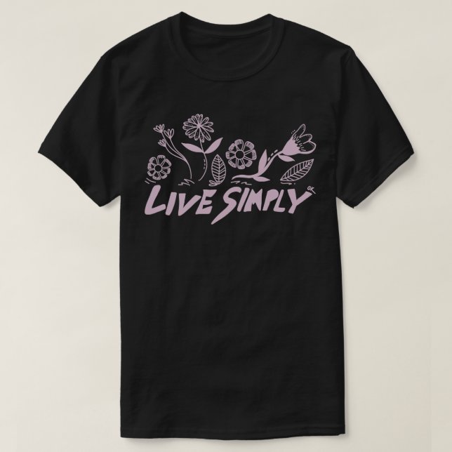 T-shirt Live Simplement (Design devant)