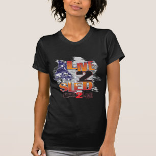T-shirt Live to Sled Sled Live