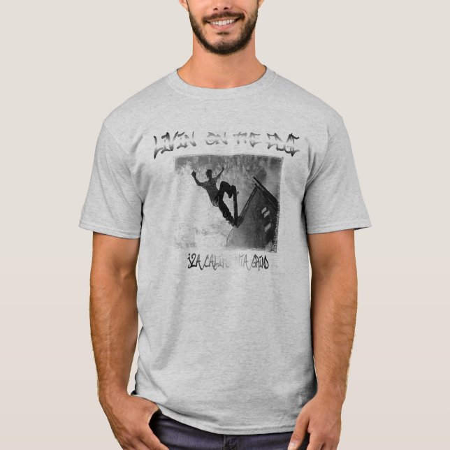 T-shirt Livin sur le bord (Devant)