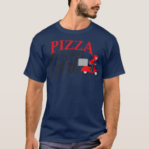 T-shirt Livraison de pizza fille correspondant costume de 