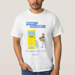 T-shirt Livraison du conducteur de livraison Livraison à d