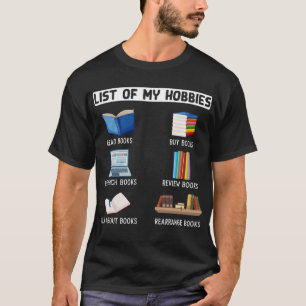 T-shirt Livre amusant Humour de l'amour livre Lecture