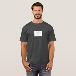 T-shirt Livre blanc sur les bitcoins - Diagramme des trans
