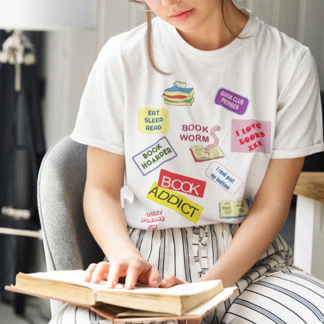 T-shirt Livre de bibliothèque du lecteur des membres du cl (Créateur téléchargé)