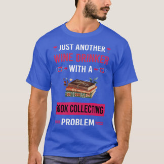T-shirt Livre de collecte de livres de boissons de vin Bib
