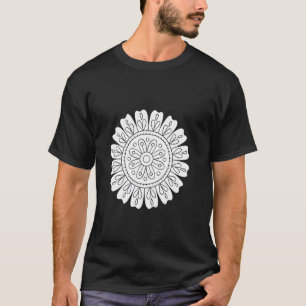 T-shirt Livre de coloriage Fleur 1