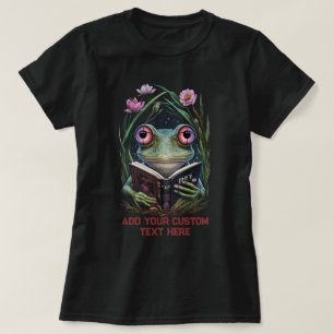 T-shirt Livre de la grenouille vintage Forêt de foin sauva