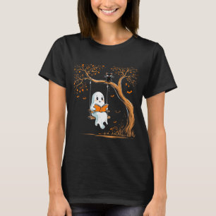 T-shirt Livre de lecture Vintage Ghost Swing Halloween