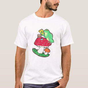 T-shirt Livre de l'homme Frog de livre Amphibiens lire liv
