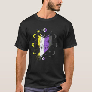 T-shirt Livre de magie de fierté non binaire Stars LGBTQ n