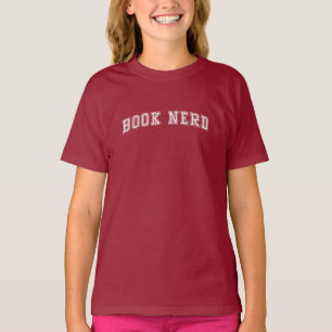 T-shirt Livre de style Varsity courbe Nerd