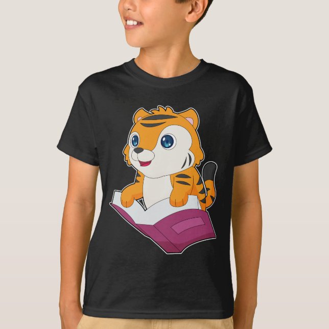 T-shirt Livre de tigre (Devant)