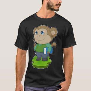 T-shirt Livre d'enseignant de singe