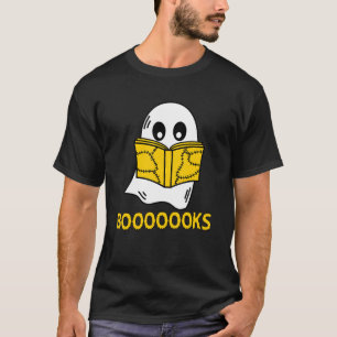 T-shirt Livre Enseignant Halloween Livres Lecture Ghost Li