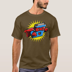 T-shirt Livre Héros Lecture Livre Lover Comic Book Comics