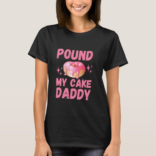 T-shirt Livre inappropriée Mon papa au gâteau Embarrasser  (Devant)