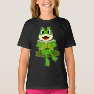 T-shirt Livre Nerd de grenouille