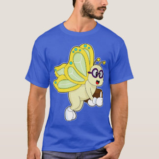 T-shirt Livre papillon