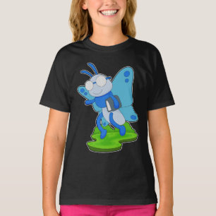 T-shirt Livre papillon