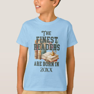 T-shirt Livre personnalisé amusant Amant Anniversaire Anni