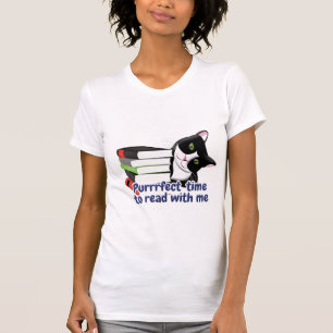 T-shirt Livre Reader Cat