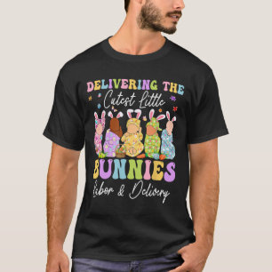 T-shirt Livrer Les Petits Bunnies Les Plus Cuttes Infirmiè