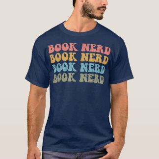 T-shirt Livres amusants Lecteur Livre Vintage Nerd Graphiq