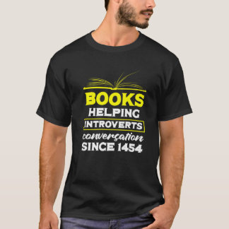 T-shirt Livres d'aide à introduire la conversation depuis 