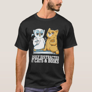 T-shirt Livres de chat Vêtements de chat Livre de chat