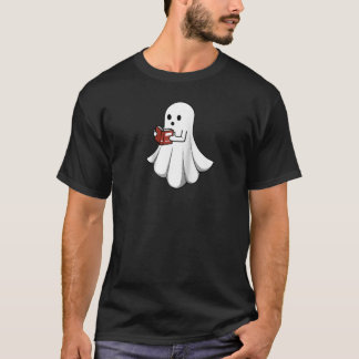 T-shirt Livres de lecture de fantôme Littérature Étudiant 