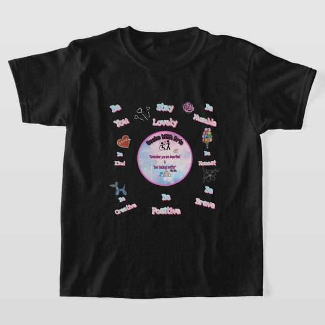 T-shirt Livres de pensée positive avec brie (Poser)