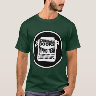 T-shirt Livres de point de repère dactylographiant