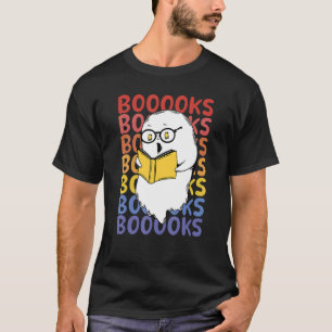 T-shirt Livres éffrayants Lecture Ghost - For Love of Boo
