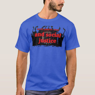 T-shirt livres et café et chiens et justice sociale 1