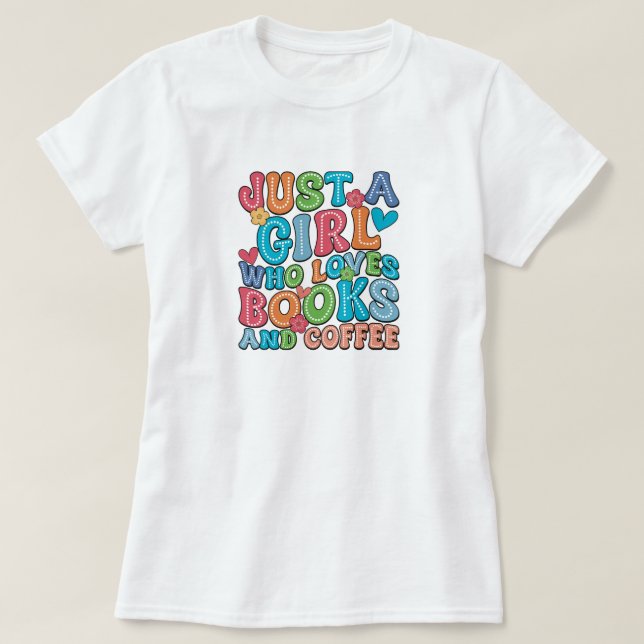T-shirt Livres et Louveur de café (Design devant)