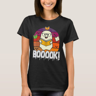 T-shirt Livres Ghost Boo Lire Livres Bibliothèque Livre
